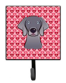 Weimaraner Heart Leash or Key Holder