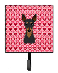 Min Pin Heart Leash or Key Holder