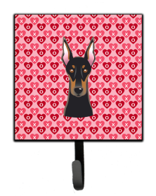 Doberman Heart Leash or Key Holder