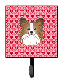 Papillon Heart Leash or Key Holder