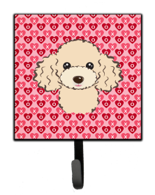 Poodle 3 Heart Leash or Key Holder