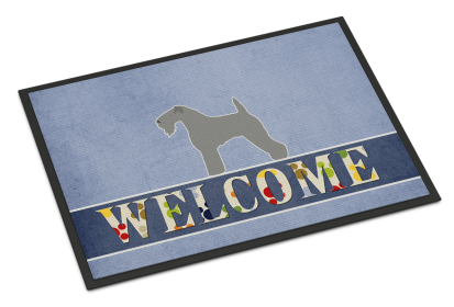 Kerry Blue Terrier Indoor/Outdoor Welcome Mat