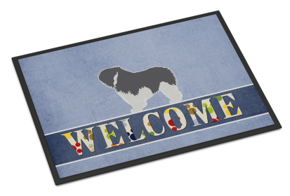 Polish Lowland Sheepdo0g Indoor/Outdoor Welcome Mat