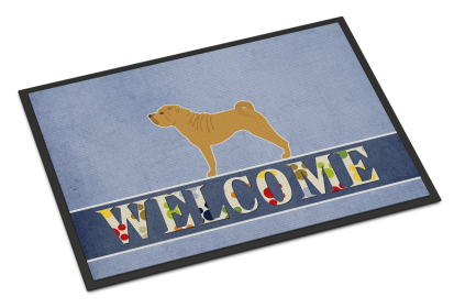 Shar Pei Merry Indoor/Outdoor Welcome Mat