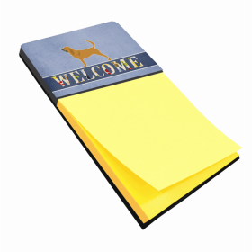 Bloodhound Welcome Design Sticky Note Holder