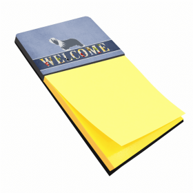 Bearded Collie Welcome Design Sticky Note Holder