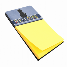 Labrador Retriever - Black 1 Welcome Design Sticky Note Holder