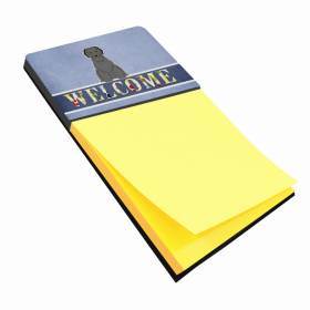 Briard - Black Welcome Design Sticky Note Holder