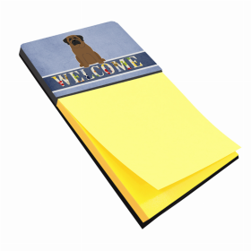 Bullmastiff 1 Welcome Design Sticky Note Holder