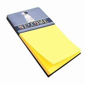 Boxer - White Welcome Design Sticky Note Holder