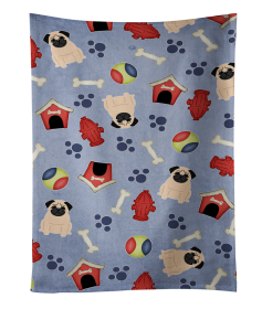 Pug - Fawn - Doghouse Collection Kitchen Towel