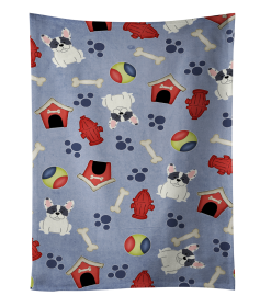 French Bulldog - Piebald - Doghouse Collection Kitchen Towel