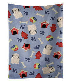 Lowchen Doghouse Collection Kitchen Towel