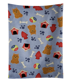 Norwich Terrier Doghouse Collection Kitchen Towel