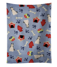 West Siberian Laika Spitz Doghouse Collection Kitchen Towel