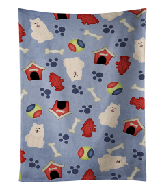 Samoyed Doghouse Collection Kitchen Towel