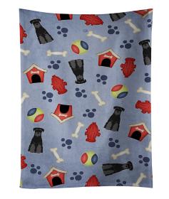 Schnauzer - Standard - Black - Doghouse Collection Kitchen Towel