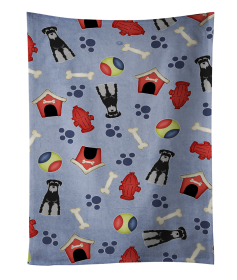 Schnauzer - Standard - Black amd Grey - Doghouse Collection Kitchen Towel