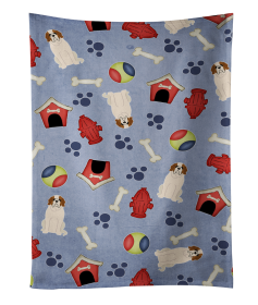 Saint Bernard Doghouse Collection Kitchen Towel