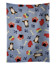 Bernese Mountain Dog Doghouse Collection Kitchen Towel