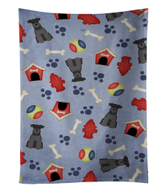 Schnauzer - Miniature - Black - Doghouse Collection Kitchen Towel