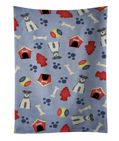 Schnauzer - Miniature - Salt and Pepper - Doghouse Collection Kitchen Towel