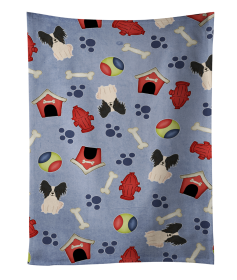 Papillon - Black and White - Doghouse Collection Kitchen Towel