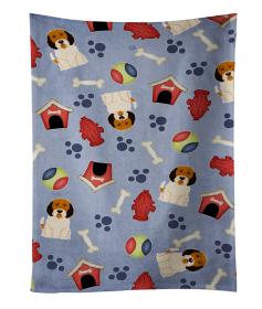 Petit Basset Griffon Vendeen Doghouse Collection Kitchen Towel