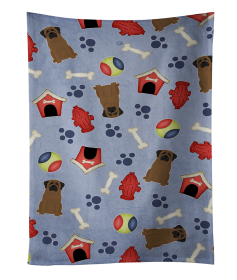 Bullmastiff Doghouse Collection Kitchen Towel