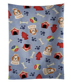 Shih Tzu - Red and White - Doghouse Collection Kitchen Towel