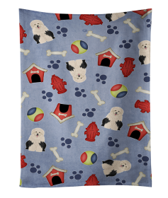 Old English Sheepdog Doghouse Collection Kitchen Towel