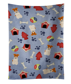 Fox Terrier - Wire - Doghouse Collection Kitchen Towel