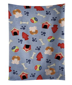 Pekingese - Red and White - Doghouse Collection Kitchen Towel