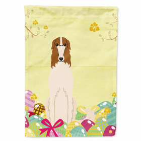 Borzoi Easter Eggs Breed Themed Flag Canvas