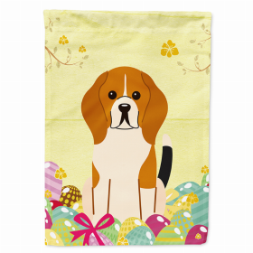 Beagle Easter Eggs Breed Themed Flag Canvas