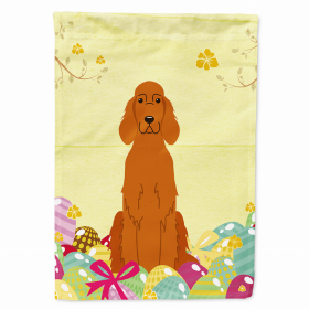 Irish Setter Easter Eggs Breed Themed Flag Canvas