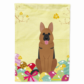 German Shepherd Easter Eggs Breed Themed Flag Canvas