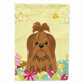 Shih Tzu - Chocolate Easter Eggs Breed Themed Flag Canvas