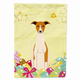 Whippet Easter Eggs Breed Themed Flag Canvas