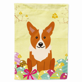 Corgi Easter Eggs Breed Themed Flag Canvas