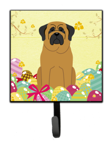 Mastiff Easter Eggs Themed Art Leash or Key Holder