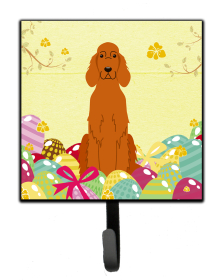 Irish Setter Easter Eggs Themed Art Leash or Key Holder