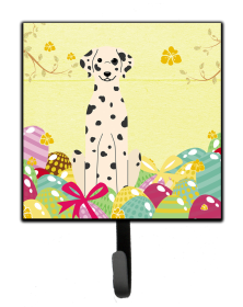 Dalmatian Easter Eggs Themed Art Leash or Key Holder