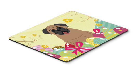 Pug - Dark Brown - Easter Hot Pad or Trivet