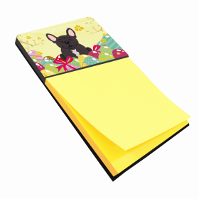 French Bulldog - Brindle Easter Eggs Design with Dog Sticky Note Holder