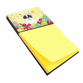 French Bulldog - Piebald Easter Eggs Design with Dog Sticky Note Holder