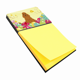 Cocker Spaniel - Red Easter Eggs Design with Dog Sticky Note Holder