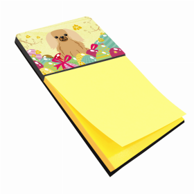 Pekingese - Fawn Easter Eggs Design with Dog Sticky Note Holder