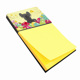 Chinese Crested - Black Easter Eggs Design with Dog Sticky Note Holder