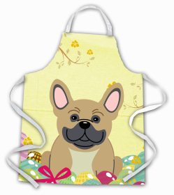 French Bulldog - Cream - Easter Eggs Apron